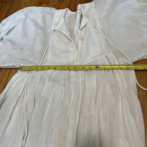 Daughters of India Kyra Mini Dress in White Gauze Size XS - Picture 9 of 10